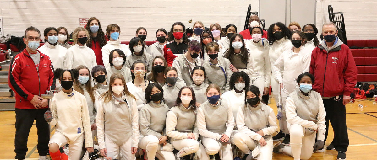 Columbia High School fencers