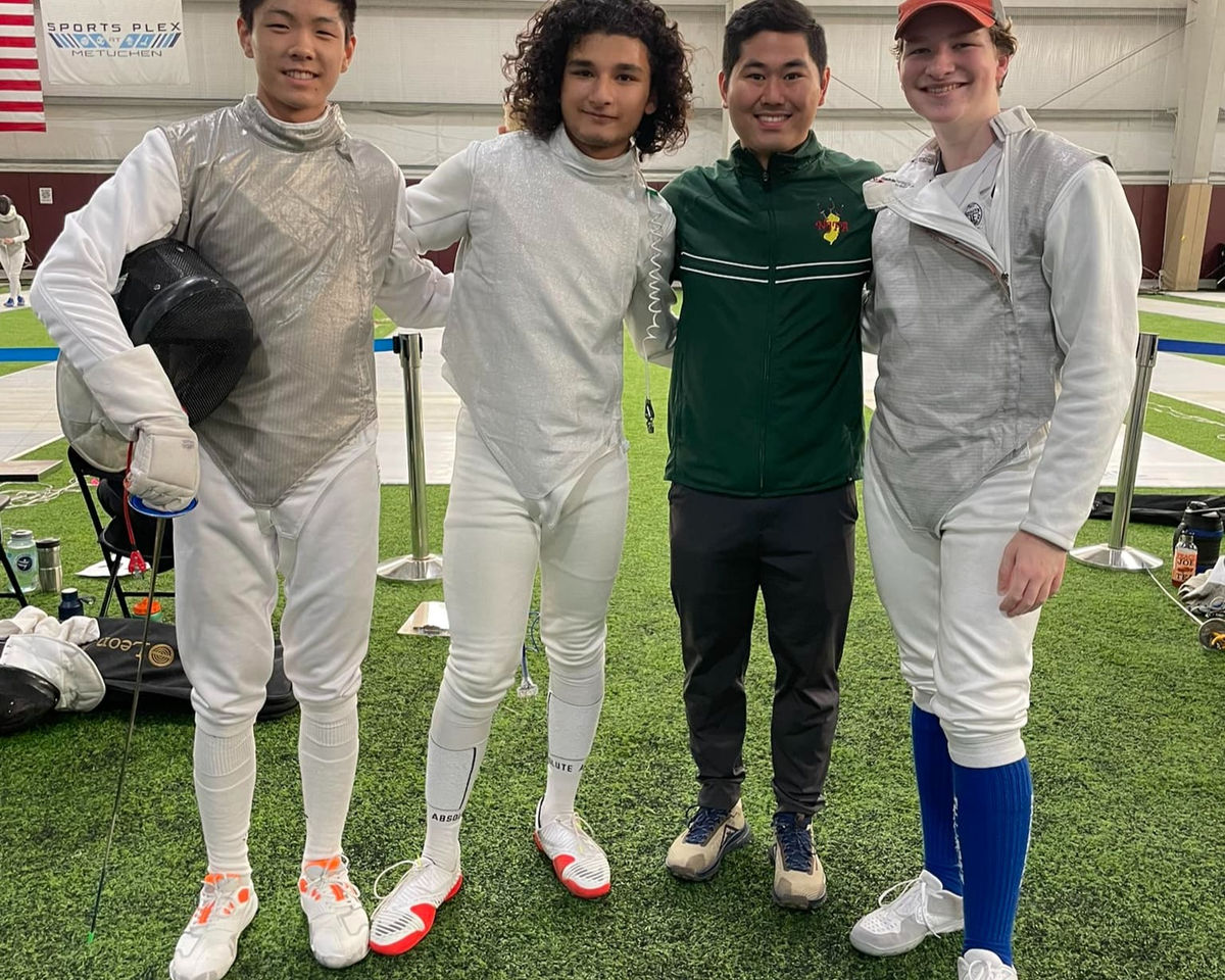 NJFA fencers at an event